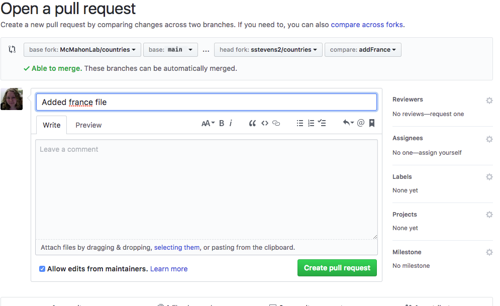 Pull Requests – Version Control with Git